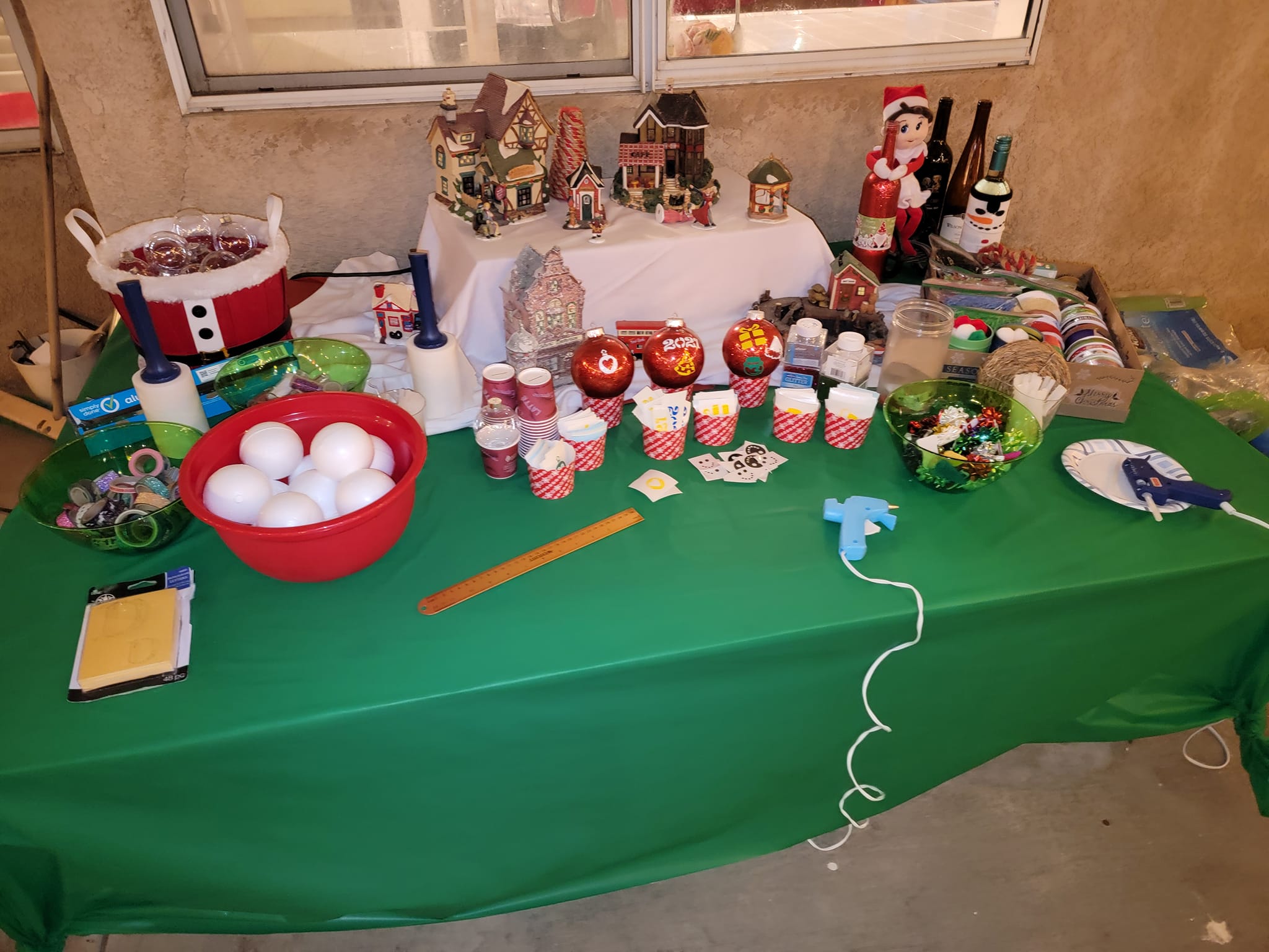Christmas craft activities at the Ladies Christmas Social