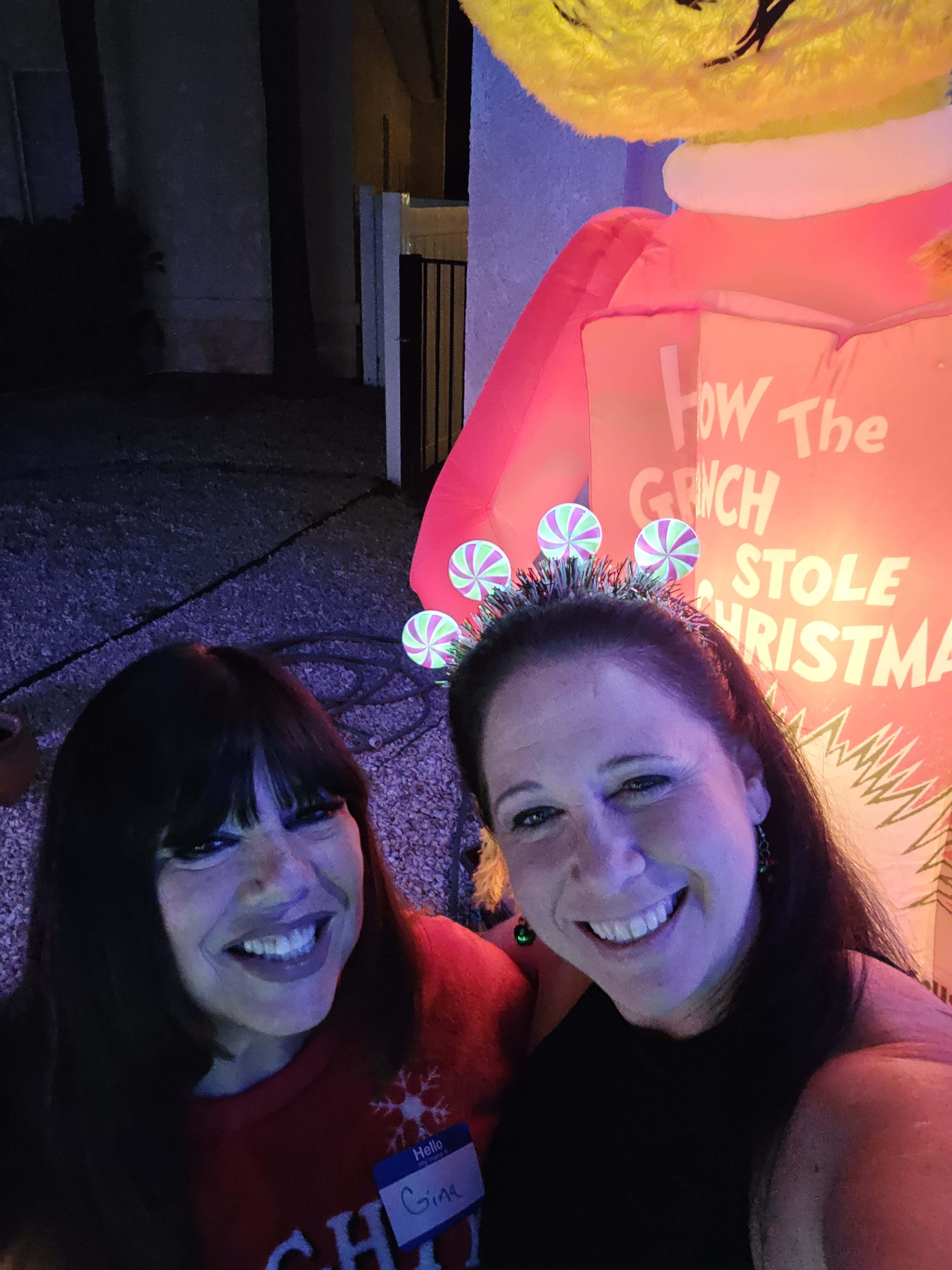 Friends enjoying a Ladies Christmas Social memory